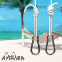 Kit Para Colgar Hamacas Kit Completo Incl Mosquetones Y Cuerdas Peso Máximo Soportado 160 Kg -Elrincon del Jardin Tienda 11252040 5