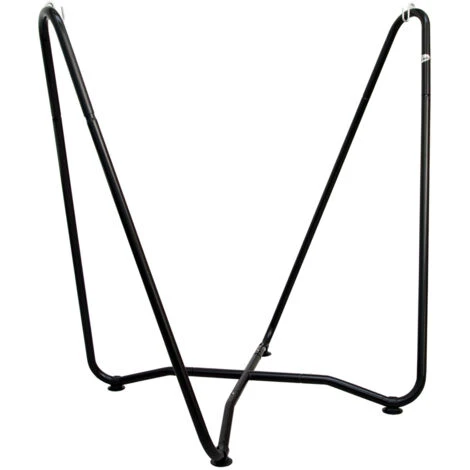 AMANKA Sostén Para Silla Colgante 155cm Soporte Para Hamaca Mecedora En Suspensión Estructura De Acero Negro Para Soportar Un Columpio Peso Máx Soportado 150Kg Para El Interno Y El Externo De La C 3 AMANKA Sostén Para Silla Colgante 155cm Soporte Para Hamaca Mecedora En Suspensión Estructura De Acero Negro Para Soportar Un Columpio Peso Máx Soportado 150Kg Para El Interno Y El Externo De La C - Imagen 3