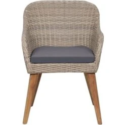 Sillas De Jardín Con Cojines 2 Unidades Ratán Sintético Marrón VidaXL 8 Sillas De Jardín Con Cojines 2 Unidades Ratán Sintético Marrón VidaXL -Elrincon del Jardin Tienda 11791966 4