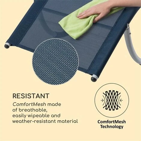 Blumfeldt Westwood Rocking Chair Mecedora Ergonómica Aluminio Azul Oscuro 3 Blumfeldt Westwood Rocking Chair Mecedora Ergonómica Aluminio Azul Oscuro - Imagen 3