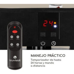 Blumfeldt Heat Guru Estufa De Pie 2000W 3 Niveles De Calor Mando A Distancia Plateado -Elrincon del Jardin Tienda 13313101 5