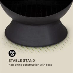 Blumfeldt Knight On Fire Chimenea De Jardín Acero Inoxidable Negro -Elrincon del Jardin Tienda 13313244 5