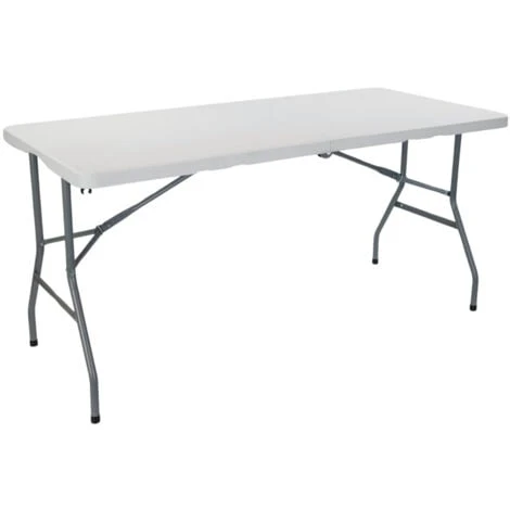 Mesa Catering Plegable Rectangular Portatil Blanca De 150 Cm 7house Mesa Multiusos: Camping, Eventos En Espacios Exteriores O Interiores Mesa Resina Y Patas Acero 2-4 Personas Y Carga De 150kg 1 Mesa Catering Plegable Rectangular Portatil Blanca De 150 Cm 7house Mesa Multiusos: Camping, Eventos En Espacios Exteriores O Interiores Mesa Resina Y Patas Acero 2-4 Personas Y Carga De 150kg