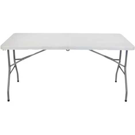 Mesa Catering Plegable Rectangular Portatil Blanca De 150 Cm 7house Mesa Multiusos: Camping, Eventos En Espacios Exteriores O Interiores Mesa Resina Y Patas Acero 2-4 Personas Y Carga De 150kg 5 Mesa Catering Plegable Rectangular Portatil Blanca De 150 Cm 7house Mesa Multiusos: Camping, Eventos En Espacios Exteriores O Interiores Mesa Resina Y Patas Acero 2-4 Personas Y Carga De 150kg - Imagen 5