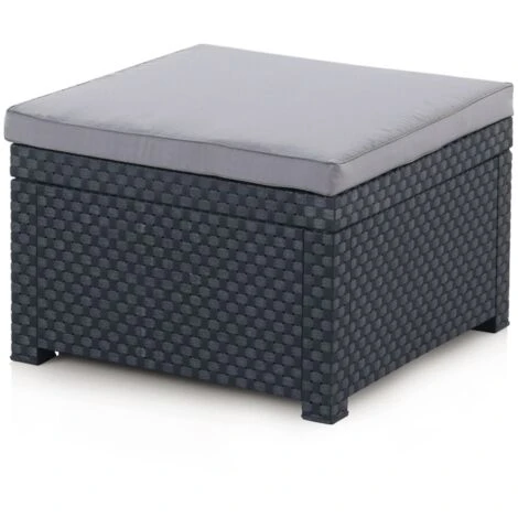 Pouf Diva Grafito. Cojín Incluido 1 Pouf Diva Grafito. Cojín Incluido