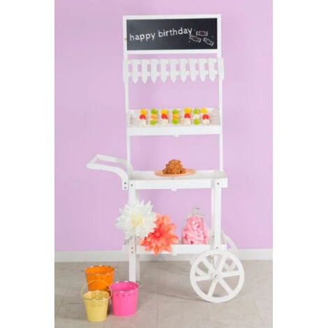 Carritos Candy Bar - Carrito Candy Bar Madera Envejecida Sugar 1 Carritos Candy Bar - Carrito Candy Bar Madera Envejecida Sugar