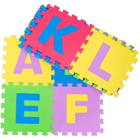 1417 Alfombra Puzzle Suave Con LETRAS 10 Piezas 29.5 X 29.5 X 8 Cm Colorida 1 1417 Alfombra Puzzle Suave Con LETRAS 10 Piezas 29.5 X 29.5 X 8 Cm Colorida