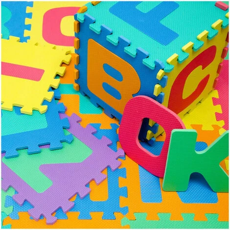 1417 Alfombra Puzzle Suave Con LETRAS 10 Piezas 29.5 X 29.5 X 8 Cm Colorida 3 1417 Alfombra Puzzle Suave Con LETRAS 10 Piezas 29.5 X 29.5 X 8 Cm Colorida - Imagen 3