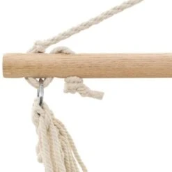 Hamaca Silla 100 X 80 Cm Algodón Marrón VidaXL -Elrincon del Jardin Tienda 1584008 3