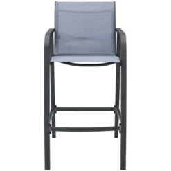 Sillas Altas De Jardín 2 Unidades Textilene Gris VidaXL 8 Sillas Altas De Jardín 2 Unidades Textilene Gris VidaXL -Elrincon del Jardin Tienda 19322443 4