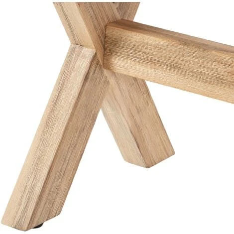 Taburete De Jardín De Cemento Reforzado Gris Base De Madera De Acacia Olbia 5 Taburete De Jardín De Cemento Reforzado Gris Base De Madera De Acacia Olbia - Imagen 5