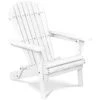 Silla De Jardín Adirondack - Madera Blanco - Madera De Pino