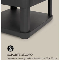 Blumfeldt Macondo Chimenea Brasero 35x35cm Compartimento Para Madera Negro -Elrincon del Jardin Tienda 25950837 5