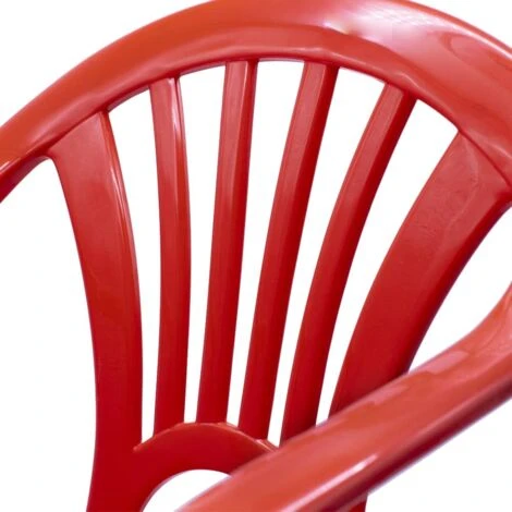 Silla Infantil Plastico Rojo 4 Silla Infantil Plastico Rojo - Imagen 4