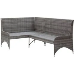 Sofás De Esquina De Jardín 2 Piezas Ratán PE Gris VidaXL 8 Sofás De Esquina De Jardín 2 Piezas Ratán PE Gris VidaXL -Elrincon del Jardin Tienda 29306277 4