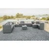 Muebles De Jardín CONJUNTOS SOFÁ Bahamas Conjunto Triple XL 9 Plazas 4 Módulos Esquina, 4 Módulos Centrales, 1 Puf, 2 Mesas Ratán Sintético KieferGarden