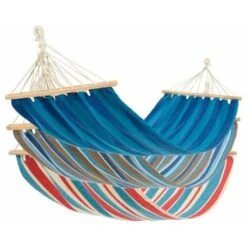 Hamaca Tumbona De Tela En Colores Colgante