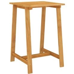 Mesa Alta De Jardín Madera Maciza De Acacia 70x70x104 Cm VidaXL