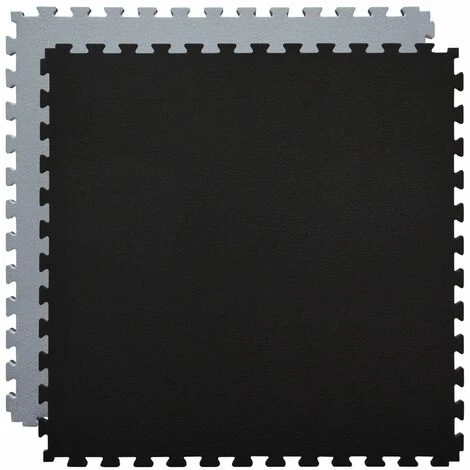 Eyepower Suelo De Gimnasio De EVA Espeso 20mm Esterilla Puzle 90x90cm Incl Marco Para Deporte Ejercicio Extensible Doble Faz Gris Negro 2 Eyepower Suelo De Gimnasio De EVA Espeso 20mm Esterilla Puzle 90x90cm Incl Marco Para Deporte Ejercicio Extensible Doble Faz Gris Negro - Imagen 2