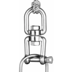 Gancho Giratorio De Acero Inoxidable 360 ​​° Para Yoga, Hamaca, Saco De Boxeo Y Gimnasio 10 MM 14,4 X 8,6 X 3,2 Cm -Elrincon del Jardin Tienda 30557194 3