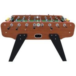 Futbolín De Bar Deluxe Club Negro 148 X 75 X 94 Cm Con 2 Pelotas De Corcho.