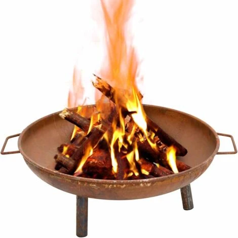 IdaXL Brasero De Acero 67,5x58x22,5 Cm VidaXL 2 IdaXL Brasero De Acero 67,5x58x22,5 Cm VidaXL - Imagen 2