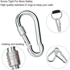 Correas Para Hamacas De Exterior, Longitud 150 Cm Con Correas Colgantes Para Columpios / Protectores De árboles, Capacidad De Bloqueo Hasta 550 Kg -Elrincon del Jardin Tienda 35411303 3