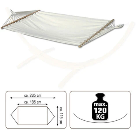 Hamaca Doble Con Soporte 200x120 Cm Estructura Metálica Para Exteriores Marco 5 Hamaca Doble Con Soporte 200x120 Cm Estructura Metálica Para Exteriores Marco - Imagen 5