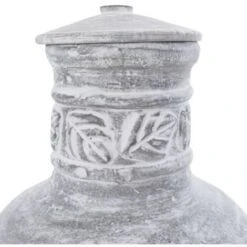 Chimenea Acopulco Arcilla Gris Claro RedFire -Elrincon del Jardin Tienda 39482774 2