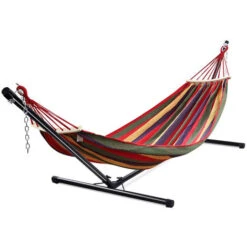 Soporte De Metal Para Hamaca De Jardín 325x100x105cm Marco De Hamaca (sin Lona) 8 Soporte De Metal Para Hamaca De Jardín 325x100x105cm Marco De Hamaca (sin Lona) -Elrincon del Jardin Tienda 42307005 4