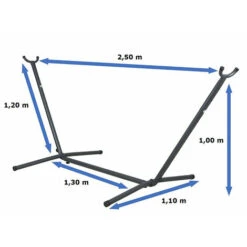 Hamaca Con Soporte De Jardin Cama Colgante Para Hamaca Al Aire Libre Sin Marco,hamaca De Lona Gruesa Para Interiores Beige -Elrincon del Jardin Tienda 42307553 5