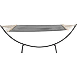 [casa.pro] Hamaca XXL Con Soporte (gris) (150 X 300 Cm) Conjunto Completo Superficie Para Tumbarse -Elrincon del Jardin Tienda 4597561 3