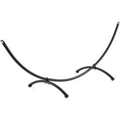 [casa.pro] Hamaca XXL Con Soporte (gris) (150 X 300 Cm) Conjunto Completo Superficie Para Tumbarse -Elrincon del Jardin Tienda 4597561 4