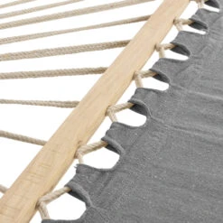 [casa.pro] Hamaca XXL Con Soporte (gris) (150 X 300 Cm) Conjunto Completo Superficie Para Tumbarse -Elrincon del Jardin Tienda 4597561 5