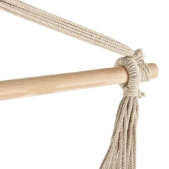 [casa.pro]® Hamaca XXL (100 X 100 Cm) (crema) Silla Colgante Sillón Colgante -Elrincon del Jardin Tienda 4597610 3