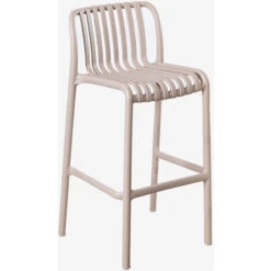 Taburete Alto De Jardín Wendell SKLUM Beige Almendra ↑65 Cm