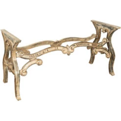 Elrincon del Jardin Tienda 13 Base De Mesa De Hierro Fundido Con Acabado Antiguo