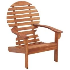 Hommoo Silla Adirondack De Madera Maciza De Acacia