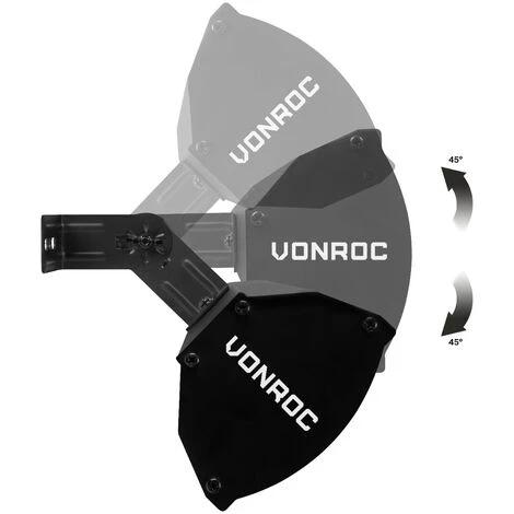 VONROC Calefactor Marsili Compact - 2000W - Negro - Para Pared O Techo - Elemento De Bajo Deslumbramiento - Incluye Mando A Distancia 4 VONROC Calefactor Marsili Compact - 2000W - Negro - Para Pared O Techo - Elemento De Bajo Deslumbramiento - Incluye Mando A Distancia - Imagen 4