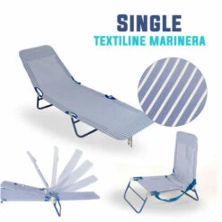 Tumbona Single Textiline. Marinera.