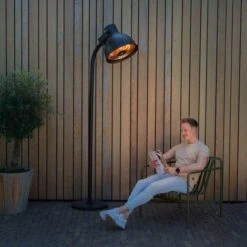 VONROC Calefactor Vesuvio 2000W - Con Mando A Distancia - Elemento Calefactor Infrarrojo Halógeno - 3 Niveles De Calor Diferentes -Elrincon del Jardin Tienda 55663044 3