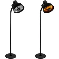 VONROC Calefactor Vesuvio 2000W - Con Mando A Distancia - Elemento Calefactor Infrarrojo Halógeno - 3 Niveles De Calor Diferentes -Elrincon del Jardin Tienda 55663044 5