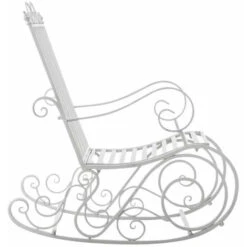 Set De 2 Mecedoras De Hierro Smilla Blanco 8 Set De 2 Mecedoras De Hierro Smilla Blanco -Elrincon del Jardin Tienda 56478893 4