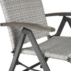 Sillón Relajante De Ratán Sintético Y Aluminio Con Reposapiés - Sillón De Poliratán Compacto, Mueble De Ratán Sintético Impermeable, Asiento De Jardín Con Estructura De Aluminio 9 Sillón Relajante De Ratán Sintético Y Aluminio Con Reposapiés - Sillón De Poliratán Compacto, Mueble De Ratán Sintético Impermeable, Asiento De Jardín Con Estructura De Aluminio -Elrincon del Jardin Tienda 56501280 5