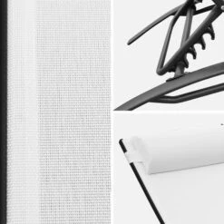 Tumbonas De Aluminio Y Textileno Blanco Louisa X2 7 Tumbonas De Aluminio Y Textileno Blanco Louisa X2 -Elrincon del Jardin Tienda 59242737 3