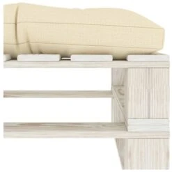 YOUTHUP Otomana De Palés Para Jardín Madera Con Cojín Color Crema -Elrincon del Jardin Tienda 63585230 4