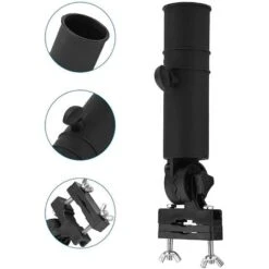 Soporte Universal Para Paraguas De Carrito De Golf Soporte Universal Para Paraguas De Carrito De Golf Para Manijas De Carrito De Golf Negro -Elrincon del Jardin Tienda 68968980 3