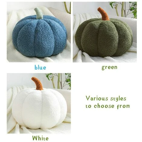 Cojín De Felpa De Calabaza, Cojín De Calabaza De Felpa Esponjosa Ultra Suave De 20 Cm, Cojín De Otoño De Halloween, Cojín De Calabaza De Decoración De Sofá (blanco) 2 Cojín De Felpa De Calabaza, Cojín De Calabaza De Felpa Esponjosa Ultra Suave De 20 Cm, Cojín De Otoño De Halloween, Cojín De Calabaza De Decoración De Sofá (blanco) - Imagen 2