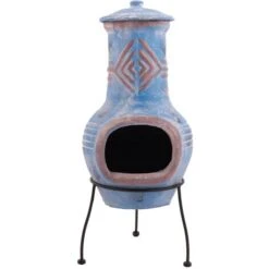 RedFire Chimenea Colima Arcilla Azul/rojo 86031