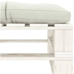 Otomana De Palés Para Jardín Madera Con Cojín Beige 8 Otomana De Palés Para Jardín Madera Con Cojín Beige -Elrincon del Jardin Tienda 72427749 4